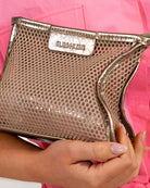 SANTORINI CASE SMALL | Taupe Mesh - Darling & Domain