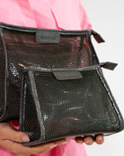 SANTORINI CASE LARGE | Khaki Mesh - Darling & Domain