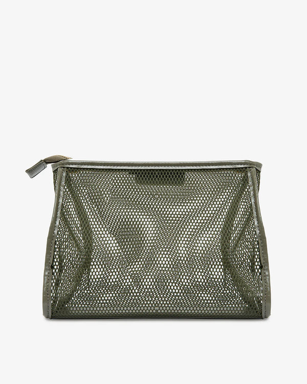 SANTORINI CASE LARGE | Khaki Mesh