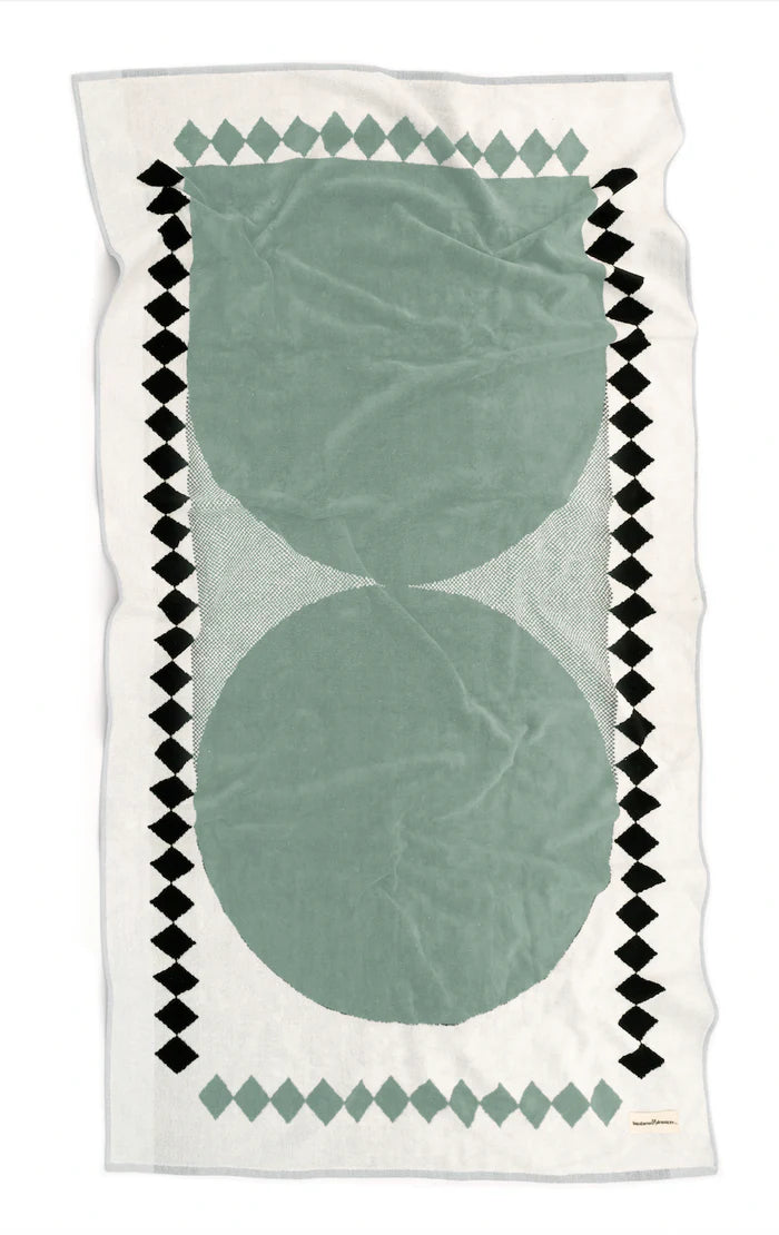 THE BEACH TOWEL in Diamond Green from Business & Pleasure Co 