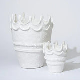 COTTON MACHE CROWN VESSEL XL | Moonlight