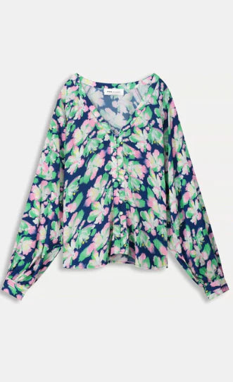 POM TOP in Lillies Blue from POM Amsterdam