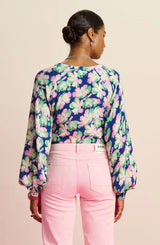 POM TOP in Lillies Blue from POM Amsterdam