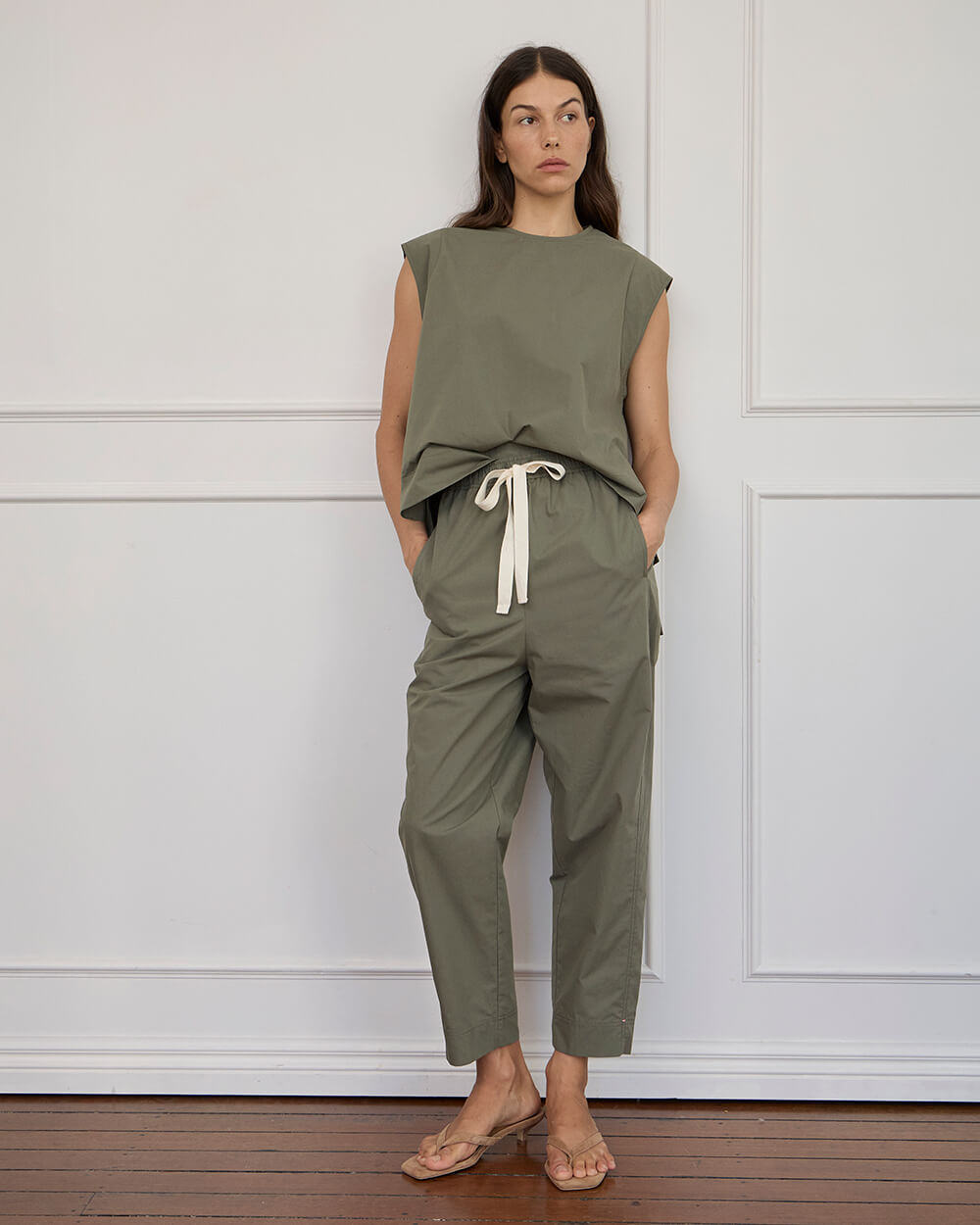 BYRON PANT in Moss by Arlington Milne