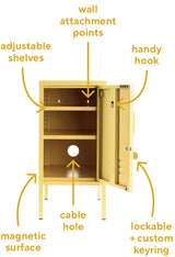 The Shorty Locker in Butter by MUSTARD MADE