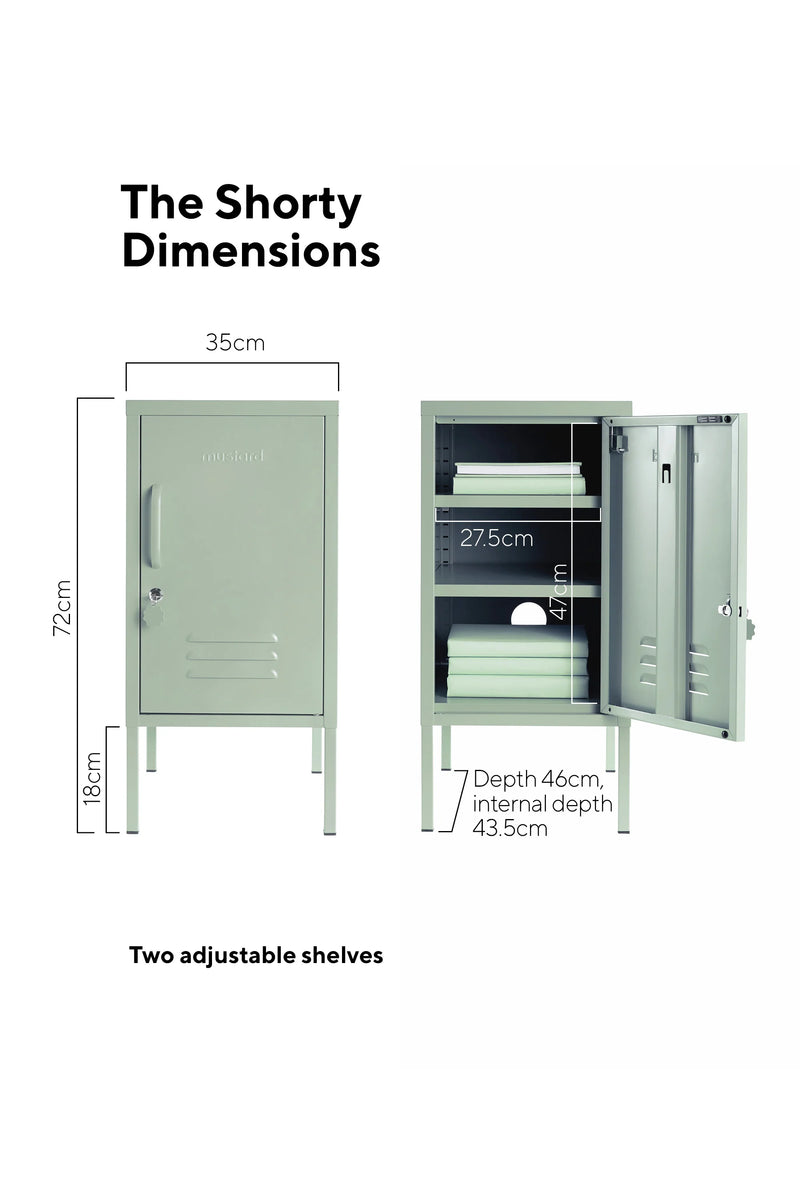 The Shorty Locker in Sage by MUSTARD MADE