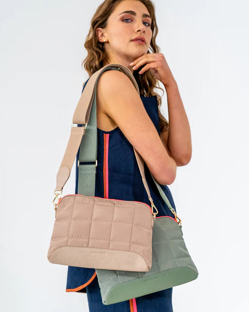 SOHO CROSSBODY BAG in Sage by Elms and King