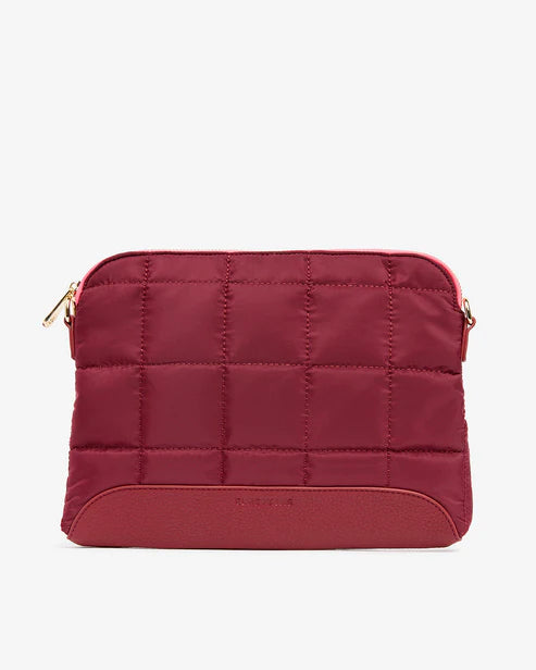 SOHO CROSSBODY BAG in Burgundy by Elms and King