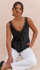 Solange Camisole in Black by Charli
