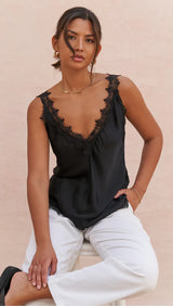 Solange Camisole in Black by Charli