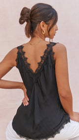Solange Camisole in Black by Charli