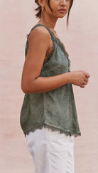 Solange Camisole in Khaki by Charli