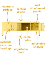 The Standard Locker in Butter by MUSTARD MADE