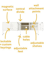 The Standard Locker in Chalk by MUSTARD MADE