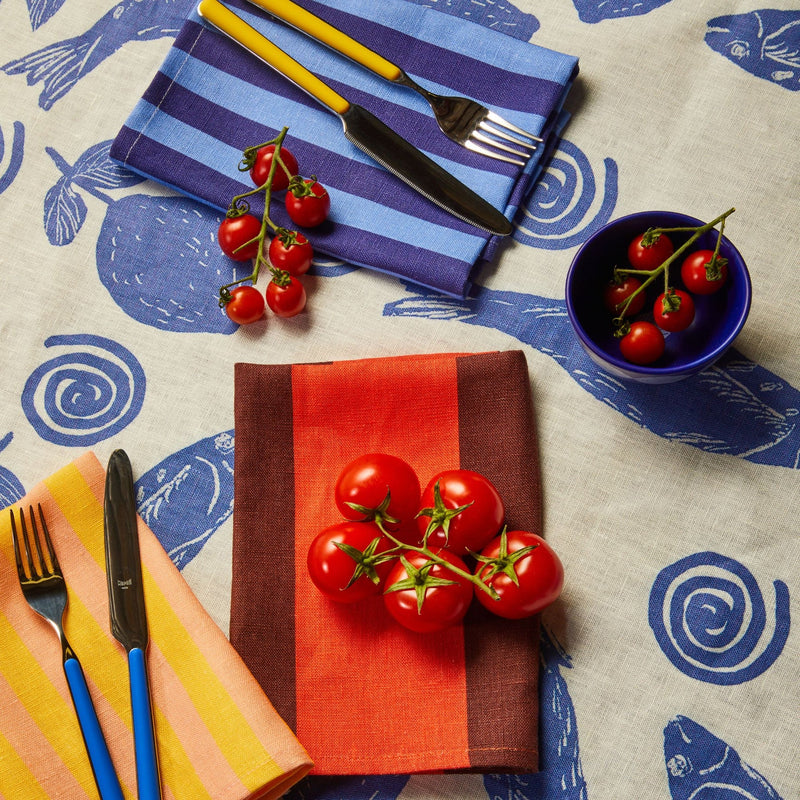 TABLECLOTH in Sardines Blue from Bonnie and Neil