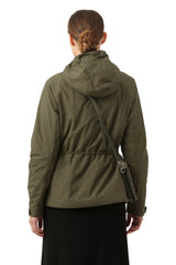 THERMAL SHORT RAINCOAT in Army by ILSE JACOBSEN
