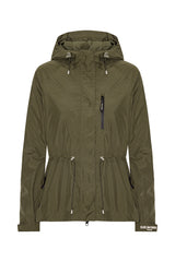 THERMAL SHORT RAINCOAT in Army by ILSE JACOBSEN