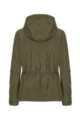 THERMAL SHORT RAINCOAT in Army by ILSE JACOBSEN