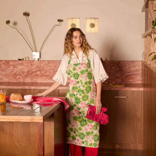 TEA TOWEL in Jardin Pink from Bonnie and Neil