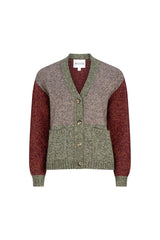 TABBY CARDIGAN in Colour Block by Maxton Clothing
