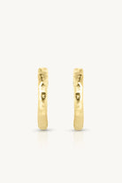TEXTURED GOLD HUGGIES in Medium by ToniMay
