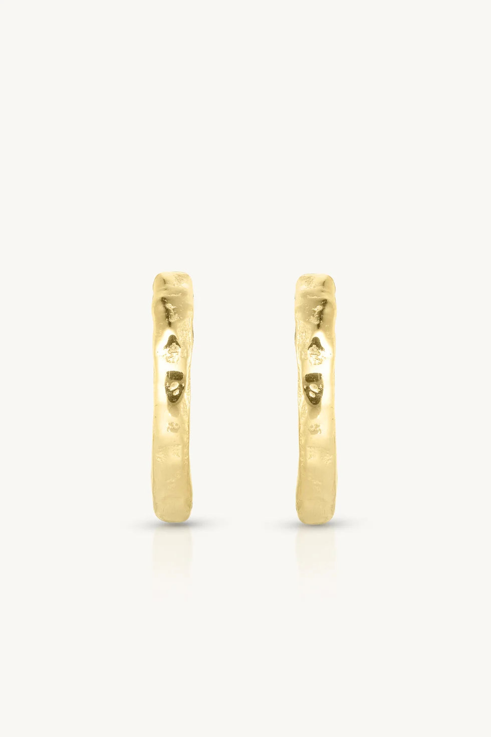TEXTURED GOLD HUGGIES in Medium by ToniMay