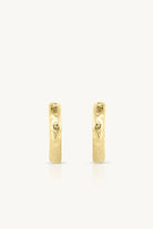 TEXTURED GOLD HUGGIES in Small by ToniMay