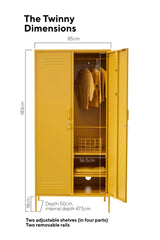 The Twinny Locker in Mustard by MUSTARD MADE