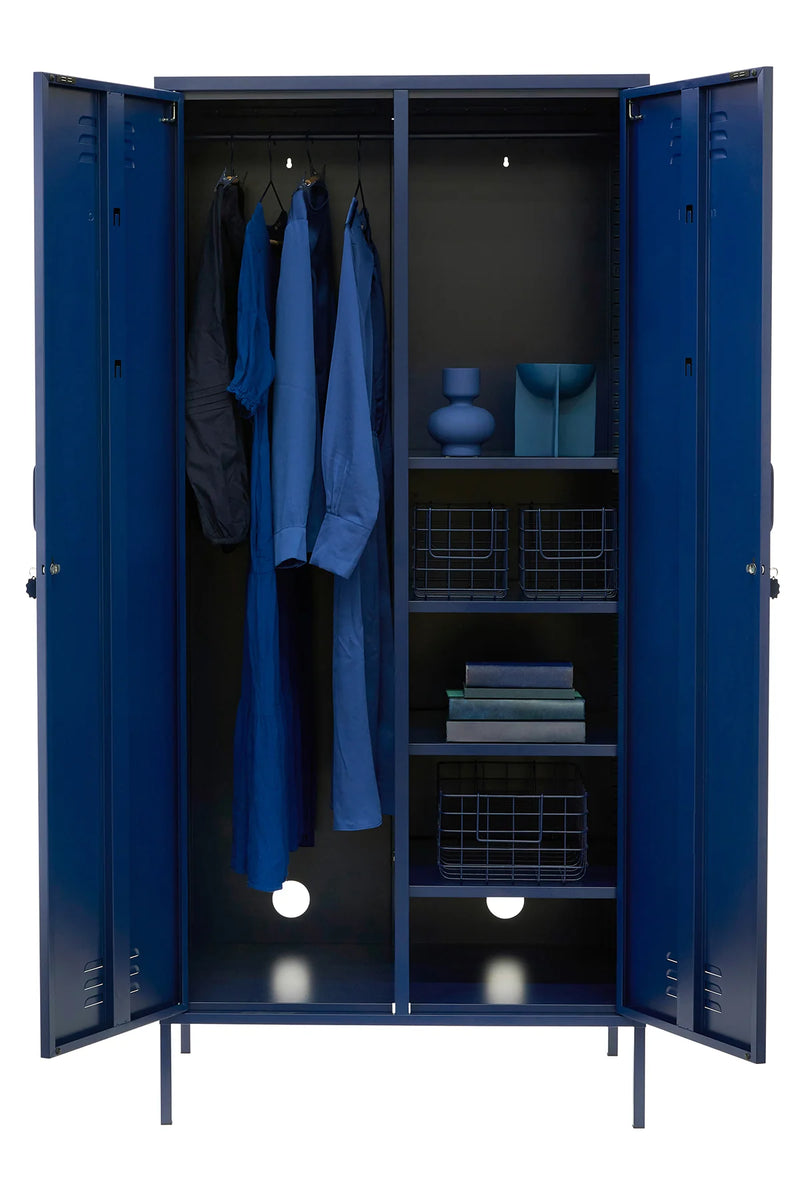 The Twinny Locker in Navy by MUSTARD MADE