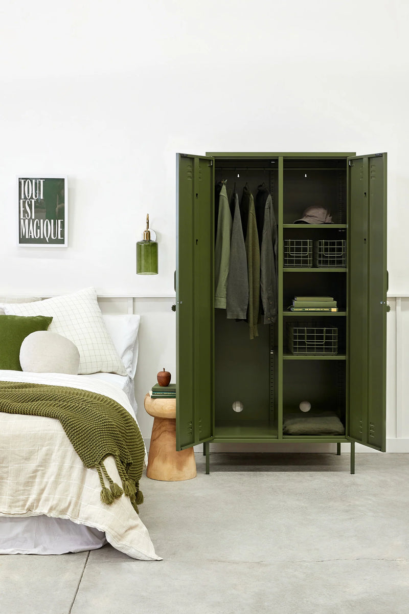 The Twinny Locker in Olive by MUSTARD MADE