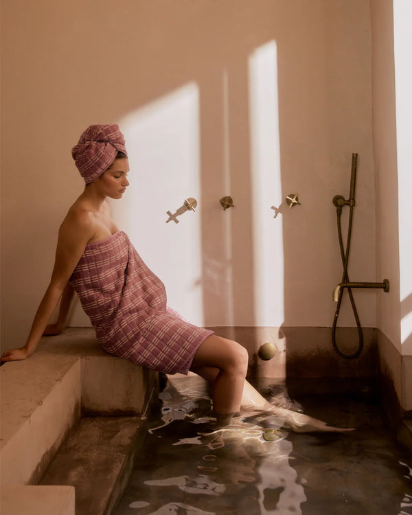 BATH SHEET in Fig by Hommey