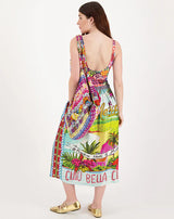 VANESSA PRINTED MIDI SKIRT in Love from Me369 
