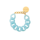 FLAT CHAIN BRACELET in Opaline Blue by Vanessa Baroni