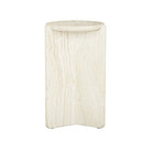 VENUS REVOLVE SIDE TABLE in Natural Travertine by GlobeWest at Darling & Domain