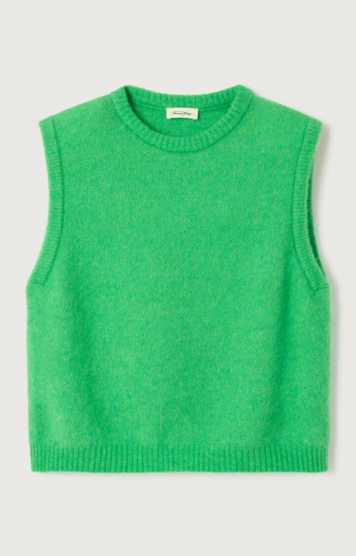 VITOW SLEEVELESS SWEATER VITO18L in Garden Melange by American Vintage