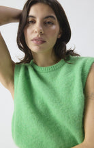 VITOW SLEEVELESS SWEATER VITO18L in Garden Melange by American Vintage