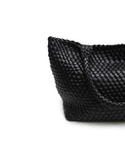 WOVEN TOTE BAG in Black by La Tribe