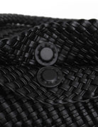 WOVEN TOTE BAG in Black by La Tribe