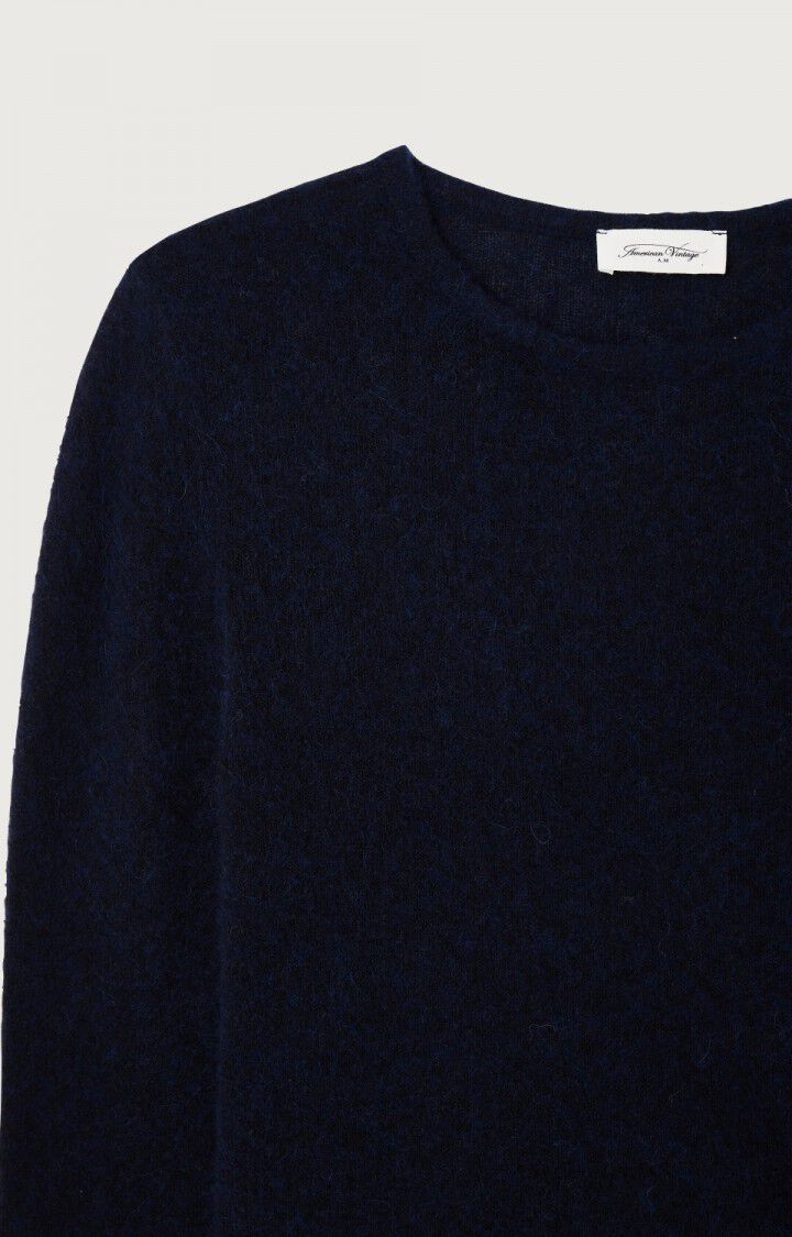 American Vintage PULLOVER CREW NECK in Black