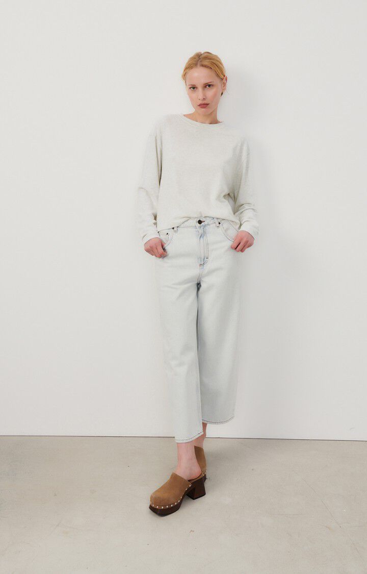YPAWOOD LONG SLEEVE TEE ypa02b | Heather Grey - Darling & Domain
