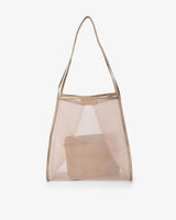 ZANZIBAR BAG in Camel Mesh by Elms and King