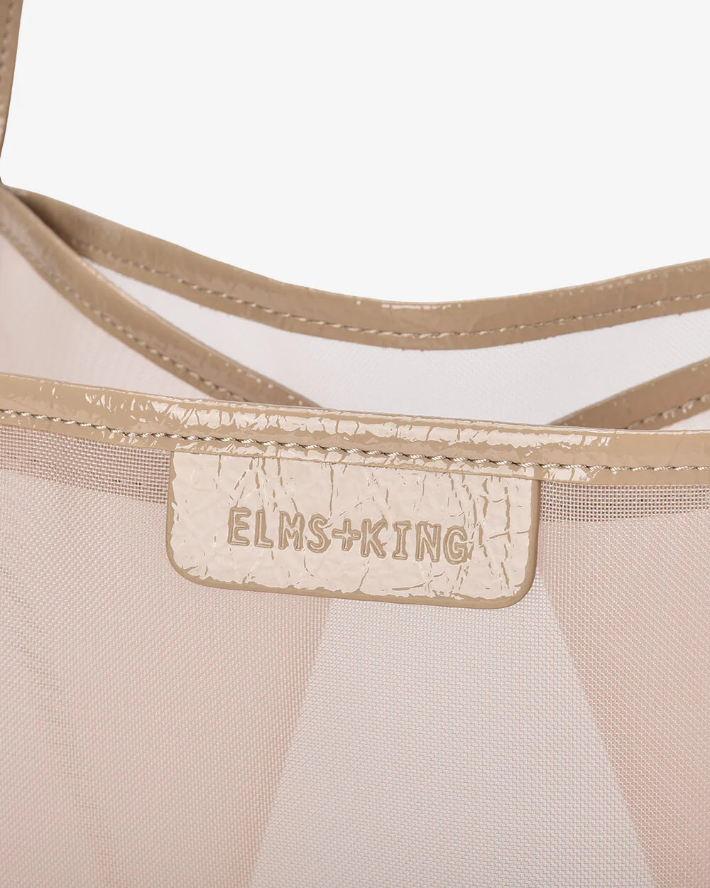 ZANZIBAR BAG in Camel Mesh by Elms and King