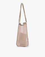 ZANZIBAR BAG in Camel Mesh by Elms and King