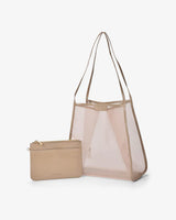 ZANZIBAR BAG in Camel Mesh by Elms and King