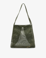 ZANZIBAR BAG in Kahki Mesh by Elms and King