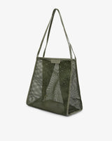 ZANZIBAR BAG in Kahki Mesh by Elms and King