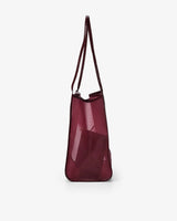 ZANZIBAR BAG in Wine Mesh by Elms and King