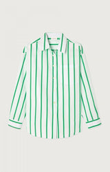 Zatybay Shirt ZAT06A in Neon Lagoon Stripes by American Vintage