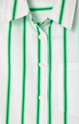 Zatybay Shirt ZAT06A in Neon Lagoon Stripes by American Vintage