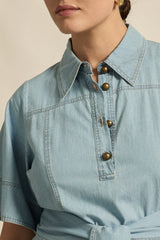 CAMEO DRESS | Light Chambray *Pre Order*